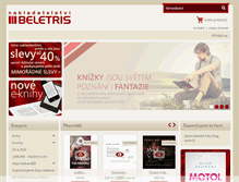 Tablet Screenshot of beletris.cz